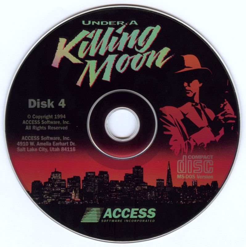 Media for Under a Killing Moon (DOS): Disc 4