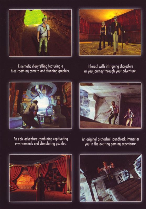 Inside Cover for Broken Sword: The Sleeping Dragon (Windows) (Editor's Choice Package): Left