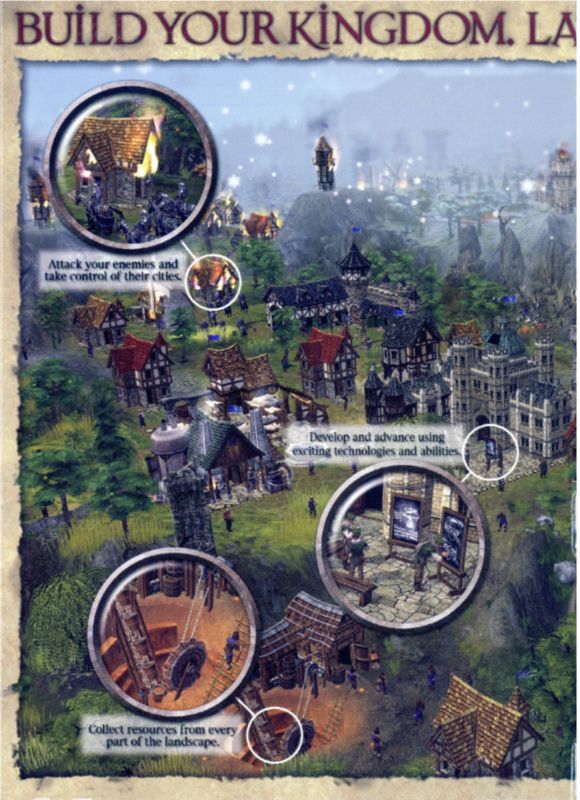 Inside Cover for Heritage of Kings: The Settlers (Windows): Left Flap