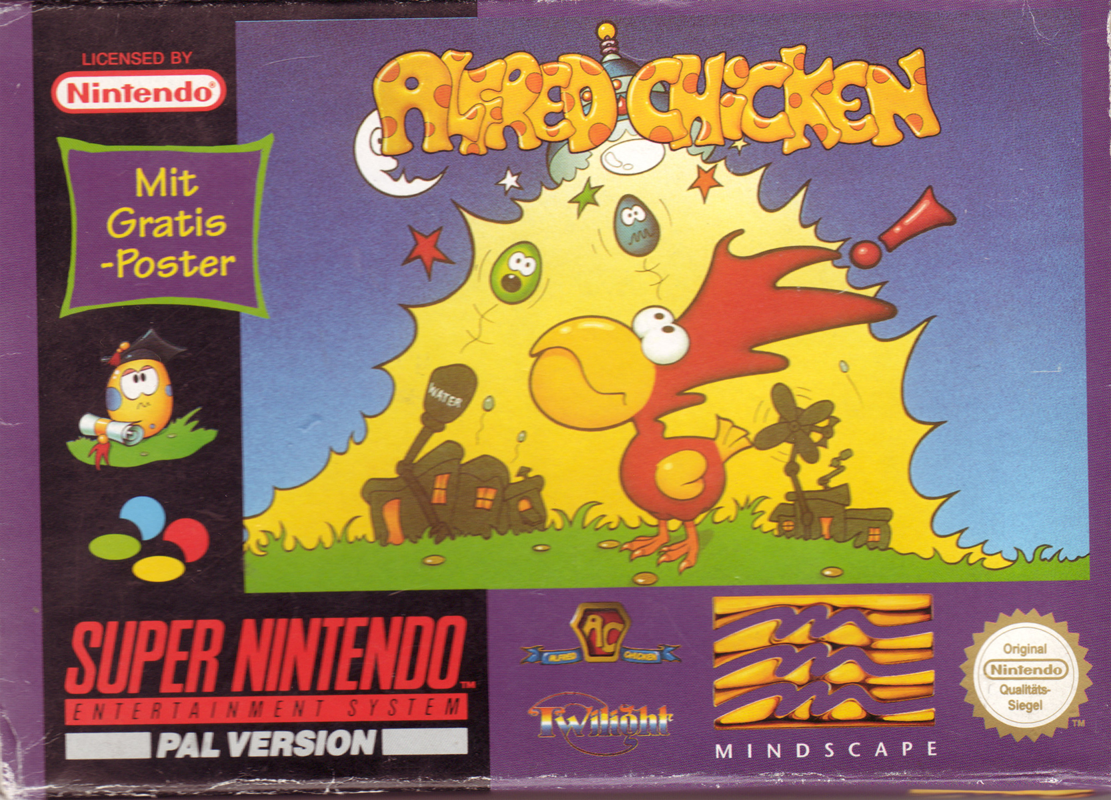 Front Cover for Super Alfred Chicken (SNES)