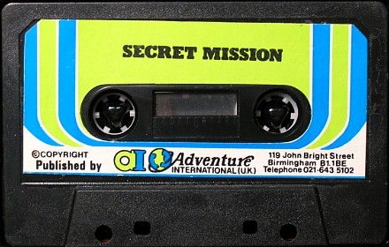 Media for Scott Adams' Graphic Adventure #3: Secret Mission (Commodore 64)