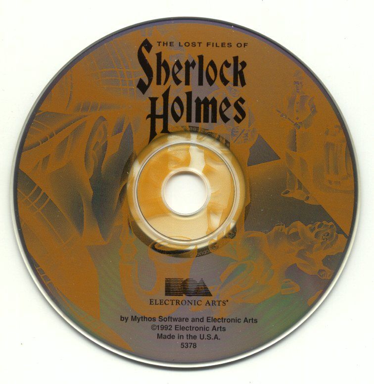 Media for The Lost Files of Sherlock Holmes (DOS) (EA CD-ROM Classics release)