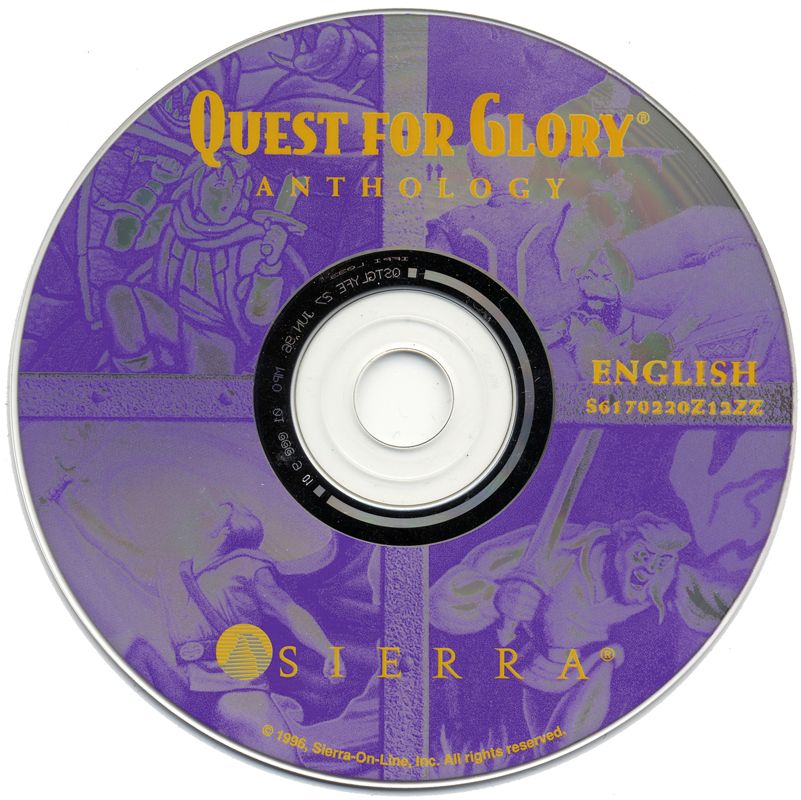 Media for Quest for Glory: Anthology (DOS and Windows)