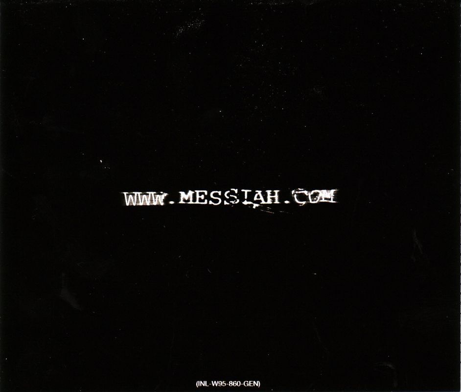 Other for Messiah (Windows): Jewel Case - Back Inlay