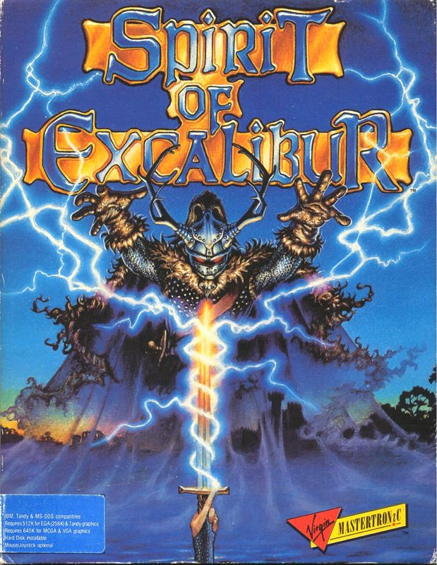 Front Cover for Spirit of Excalibur (DOS)