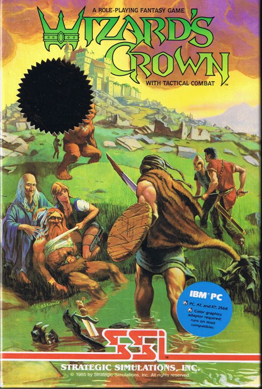 Front Cover for Wizard's Crown (DOS)