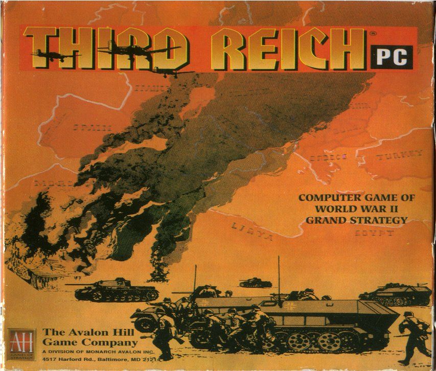 Front Cover for Third Reich (DOS)