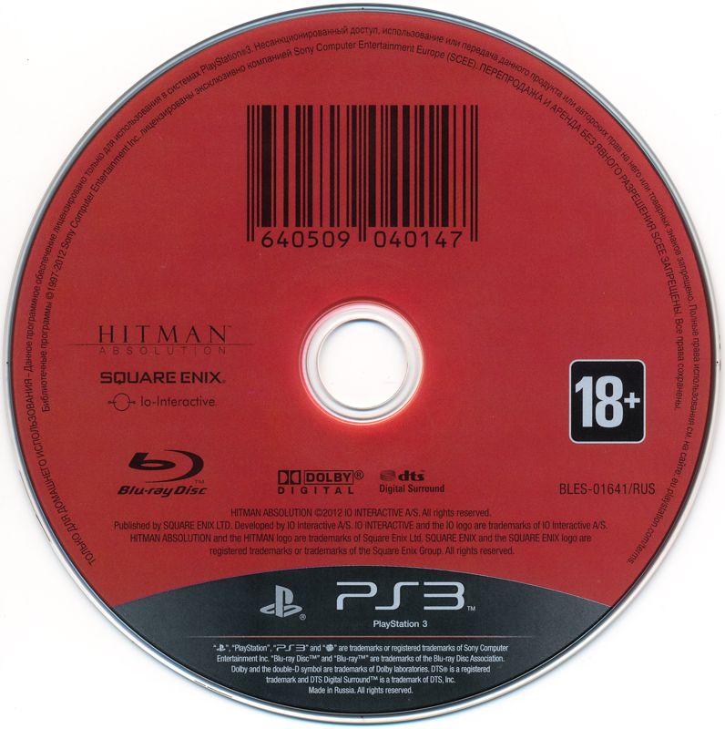 Media for Hitman: Absolution (PlayStation 3)
