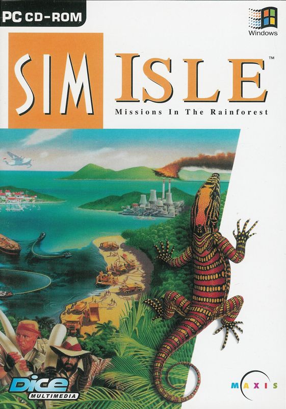 Front Cover for SimIsle: Missions in the Rainforest (Windows) (Dice Multimedia release)
