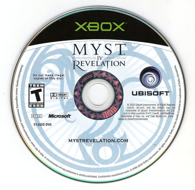 Media for Myst IV: Revelation (Xbox)