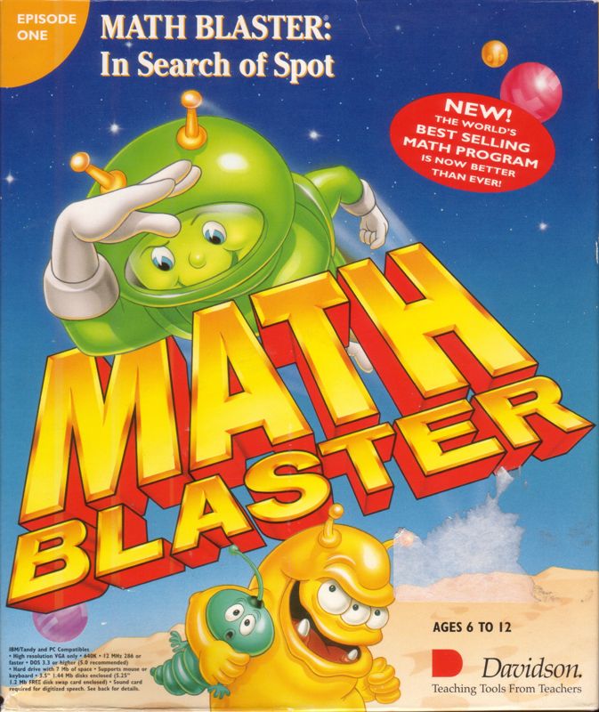 Front Cover for Math Blaster: Episode One - In Search of Spot (DOS)