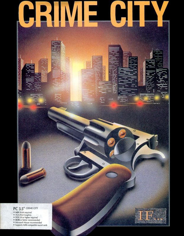 Front Cover for Crime City (DOS)