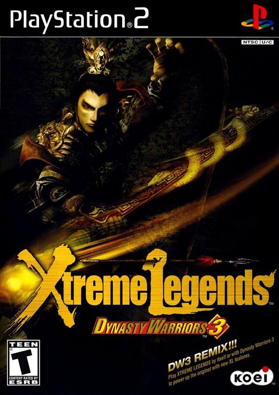 Front Cover for Dynasty Warriors 3: Xtreme Legends (PlayStation 2)