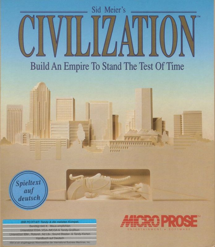 Front Cover for Sid Meier's Civilization (DOS)
