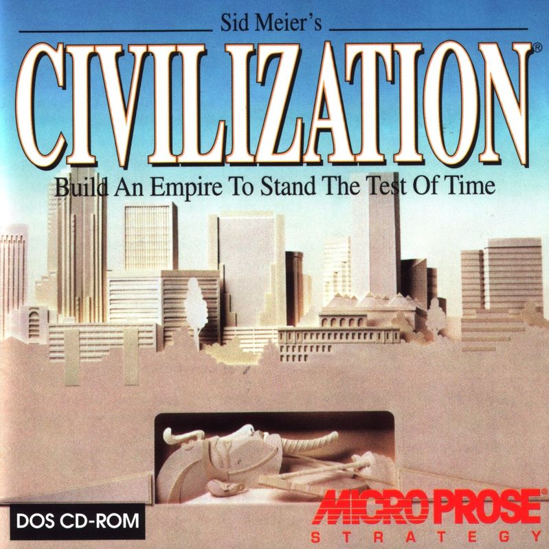 Front Cover for Sid Meier's Civilization (DOS) (CD-ROM Version)
