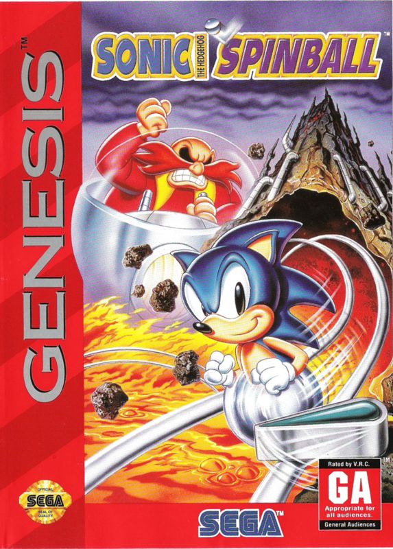 Front Cover for Sonic the Hedgehog: Spinball (Genesis)
