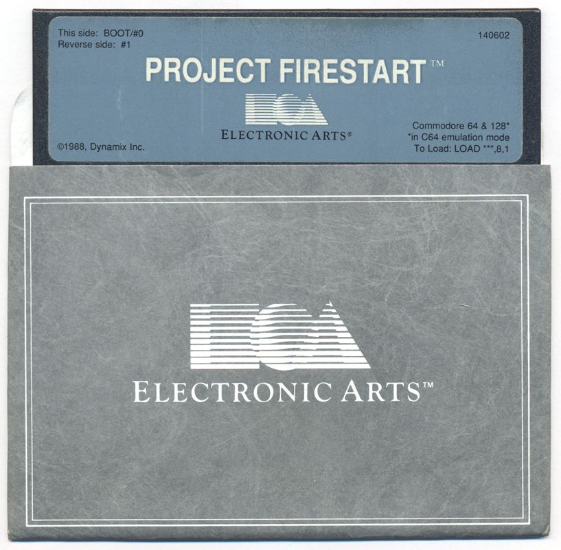 Media for Project Firestart (Commodore 64): Disk 1/2