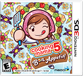 Front Cover for Cooking Mama 5: Bon Appétit! (Nintendo 3DS) (download release)