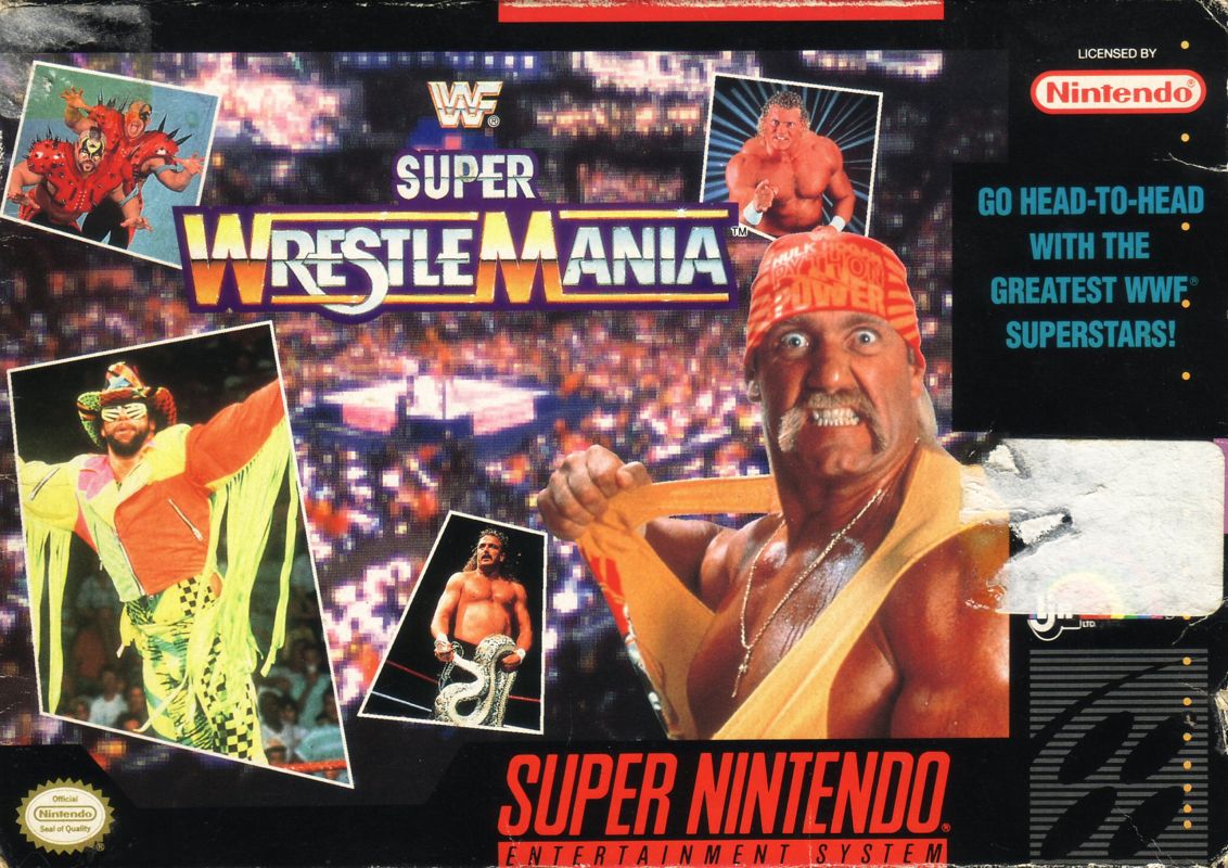 Front Cover for WWF Super WrestleMania (SNES)
