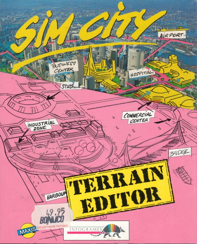 Front Cover for Sim City: Terrain Editor (Amiga)