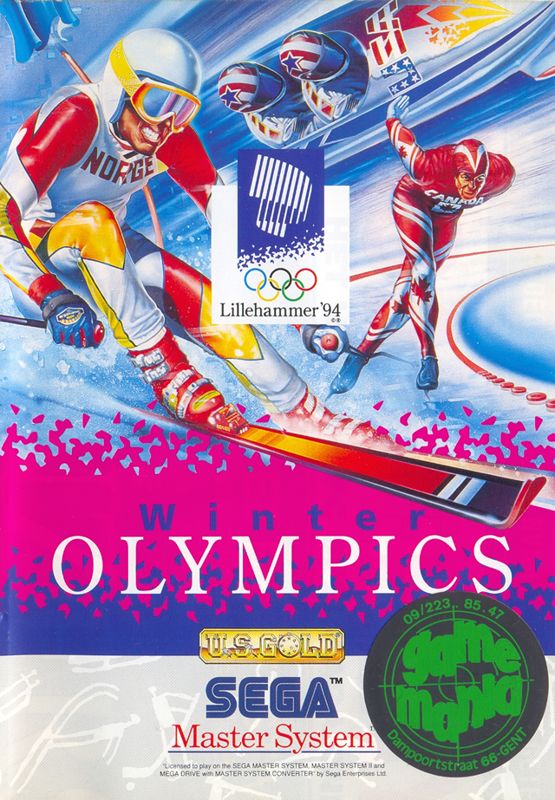 Front Cover for Winter Olympics: Lillehammer '94 (SEGA Master System)