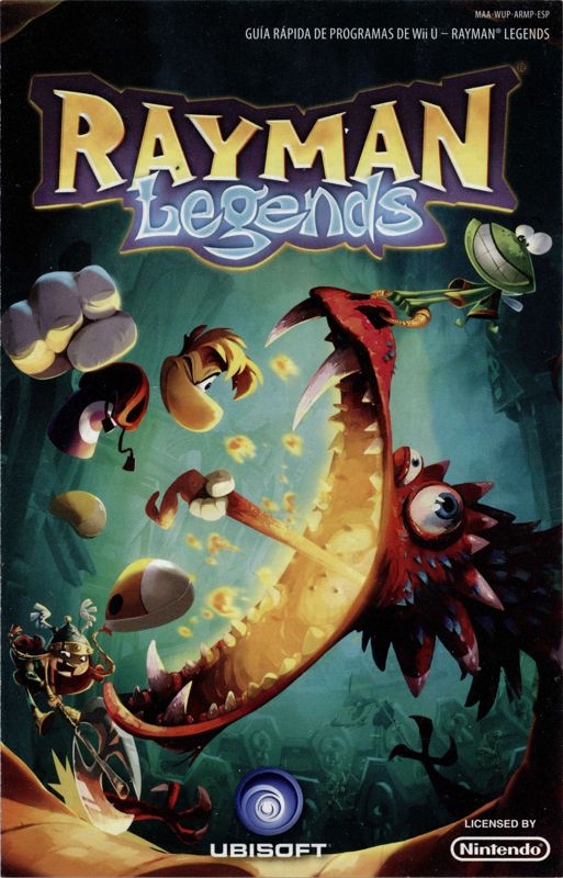 Manual for Rayman Legends (Wii U): Front