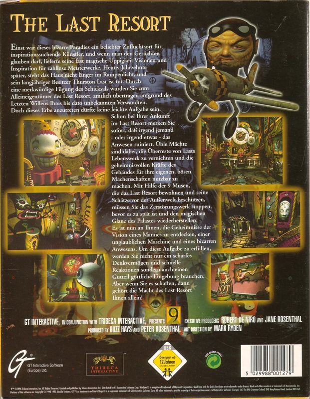 Back Cover for 9: The Last Resort (Windows and Windows 3.x)