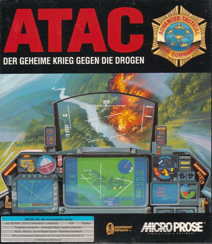 Front Cover for ATAC: The Secret War Against Drugs (DOS) (3.5"-Disk Version)