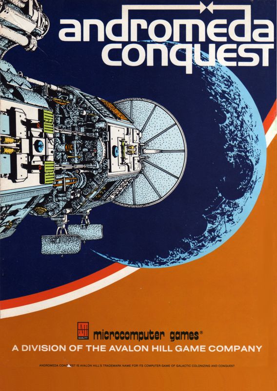 Front Cover for Andromeda Conquest (Apple II and Atari 8-bit and Commodore PET/CBM and TRS-80)