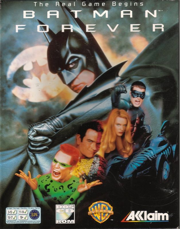 Front Cover for Batman Forever (DOS)