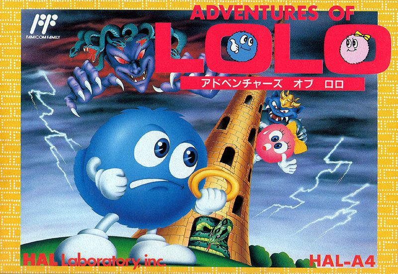 Front Cover for Adventures of Lolo 2 (NES)