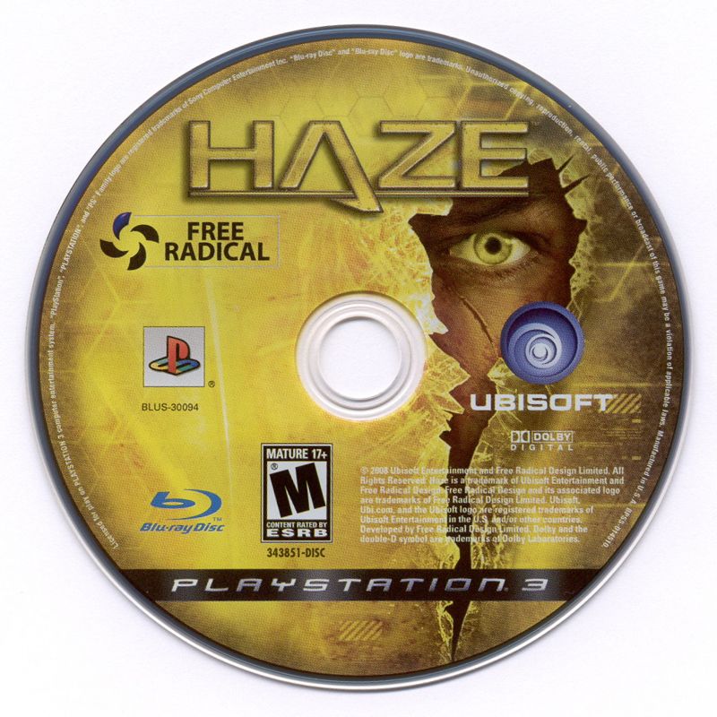 Haze cover or packaging material MobyGames
