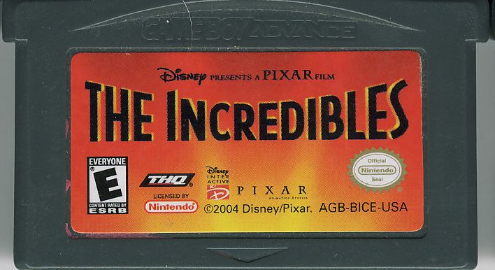 Media for The Incredibles (Game Boy Advance)