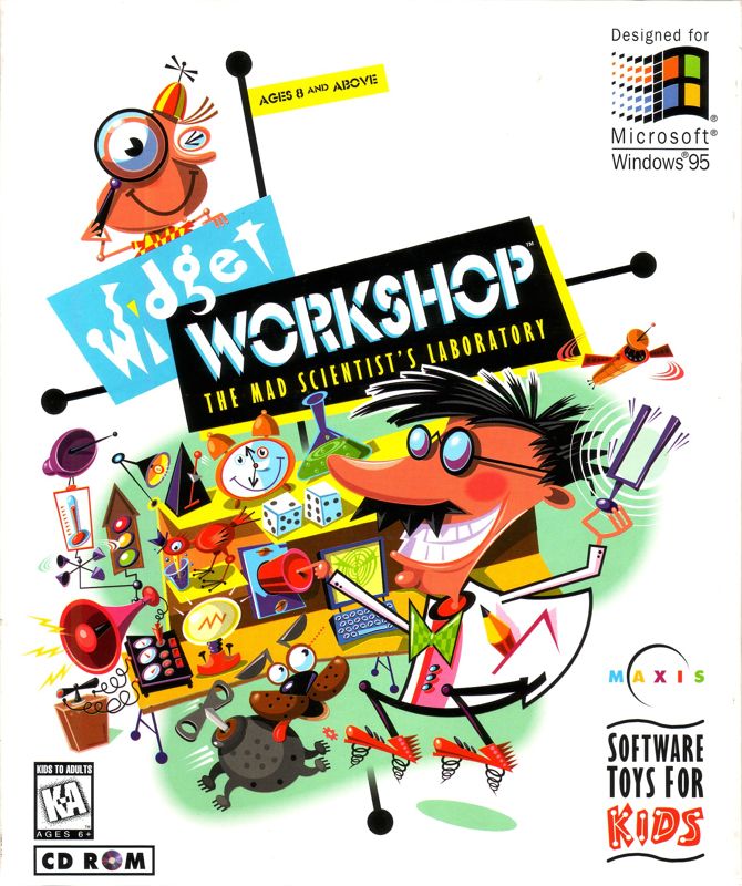 Front Cover for Widget Workshop: The Mad Scientist's Laboratory (Windows and Windows 3.x)