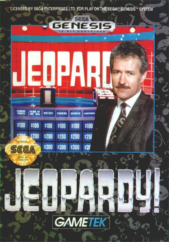 Front Cover for Jeopardy! (Genesis)