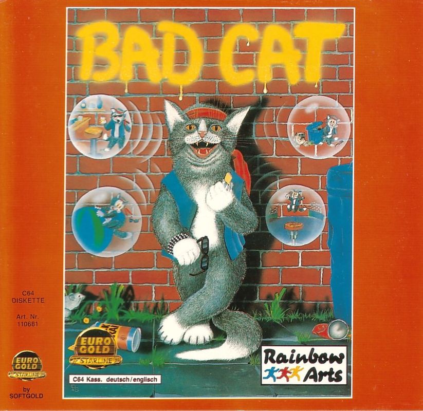 Front Cover for Street Cat (Commodore 64) (Disk release)