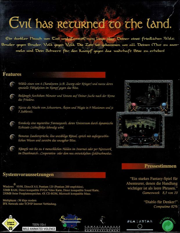 Back Cover for Clans (Windows)