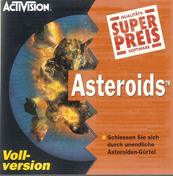 Front Cover for Asteroids (Windows) (Low Budget (Softkey))