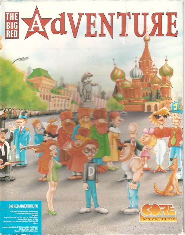 Front Cover for The Big Red Adventure (DOS) (Floppy disk version)