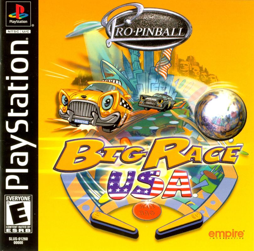 Front Cover for Pro Pinball: Big Race USA (PlayStation)