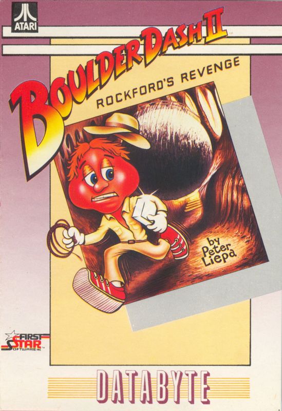 Front Cover for Boulder Dash II: Rockford's Revenge (Atari 8-bit)
