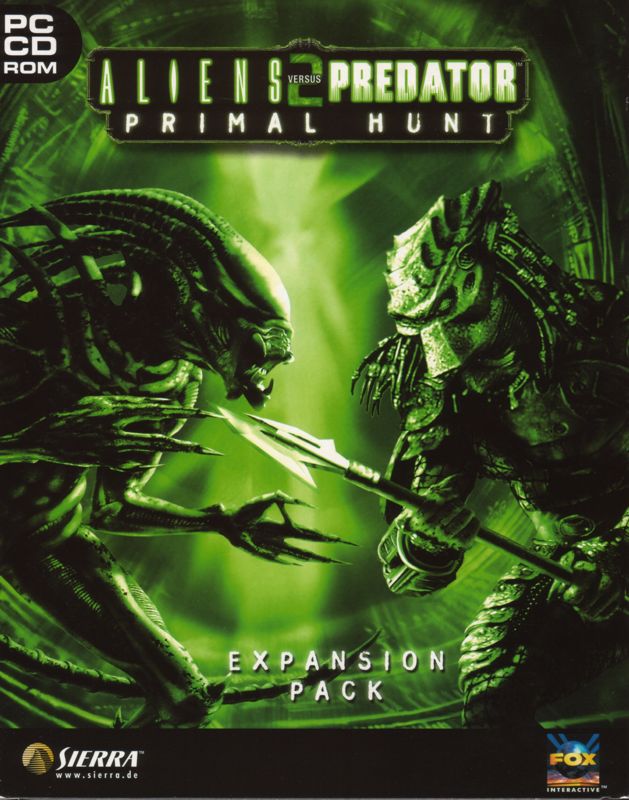 Front Cover for Aliens Versus Predator 2: Primal Hunt (Windows)