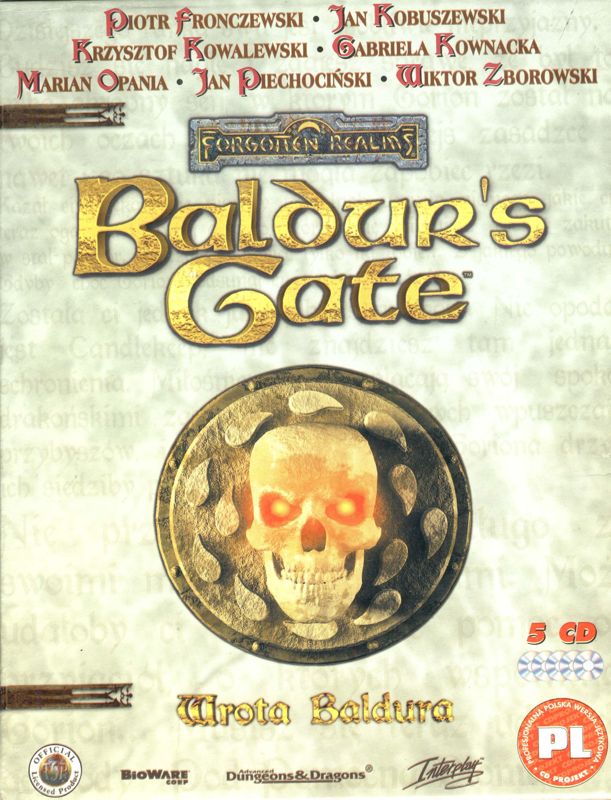 Front Cover for Baldur's Gate (Windows)