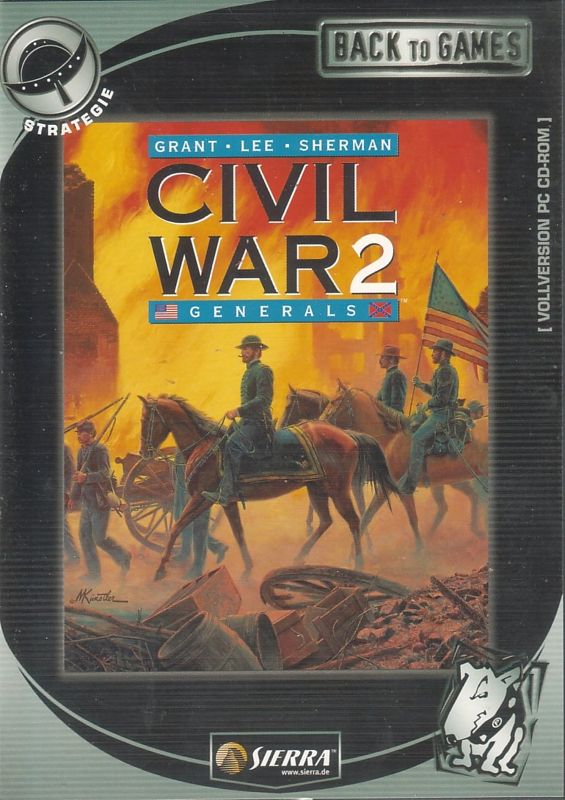 Front Cover for Grant - Lee - Sherman: Civil War 2: Generals (Windows and Windows 3.x) (Back to Games Release)