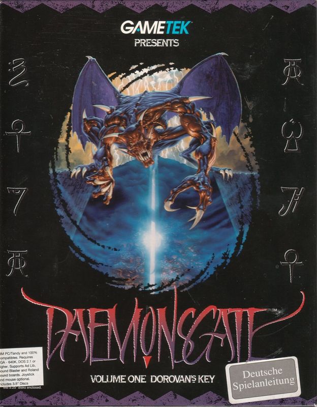 Front Cover for Daemonsgate (DOS)