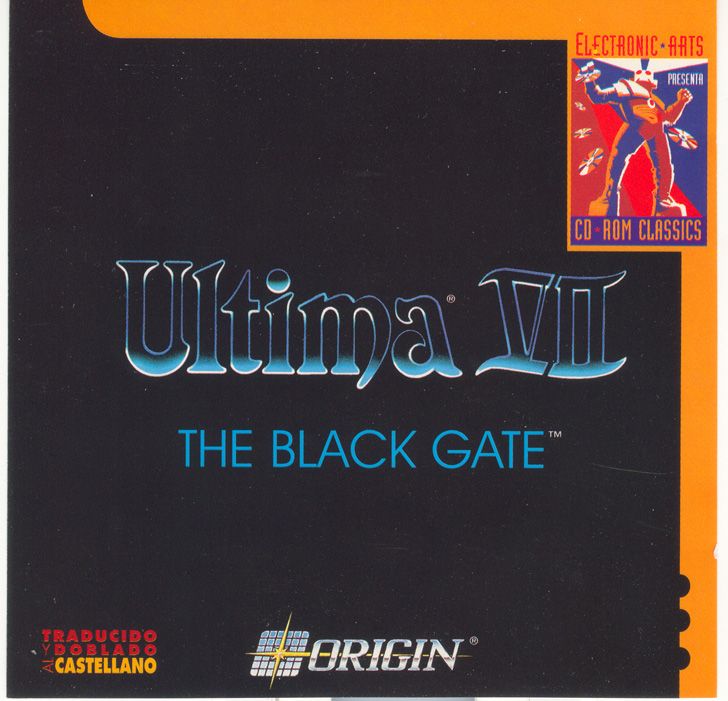 Front Cover for Ultima VII: The Black Gate (DOS) (CD ROM Classics)
