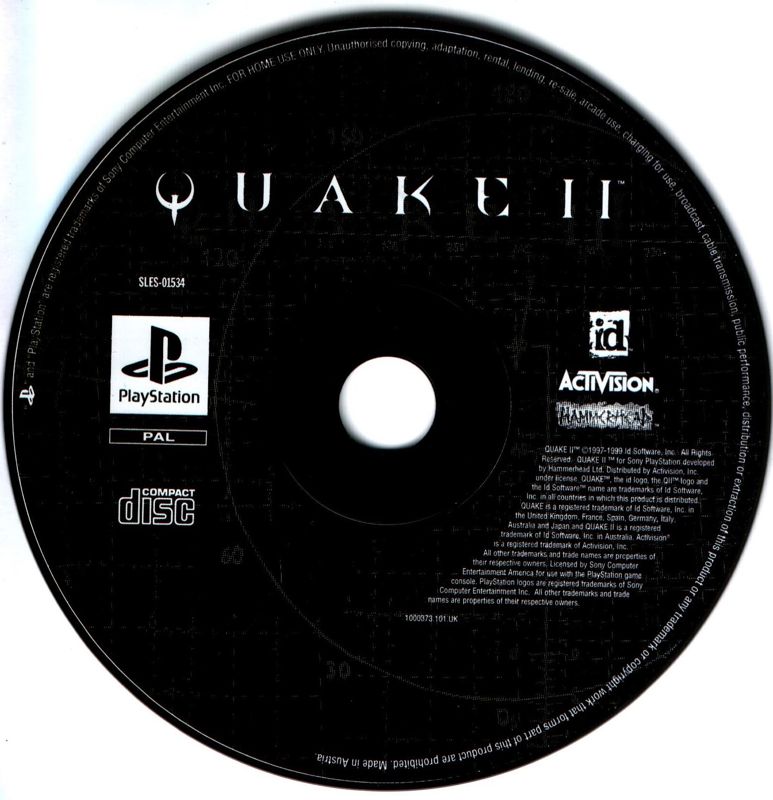 Media for Quake II (PlayStation)