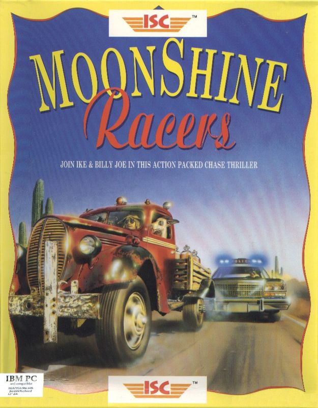 Front Cover for Moonshine Racers (DOS)