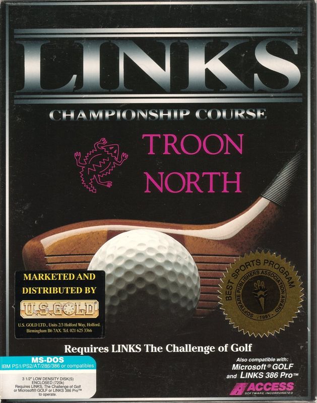 Front Cover for Links: Championship Course - Troon North (DOS) (3.5" disk release)