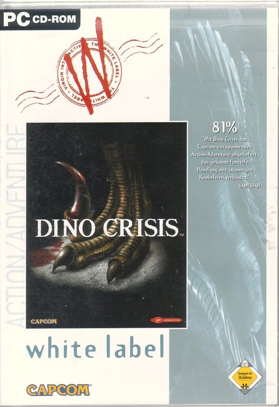 Front Cover for Dino Crisis (Windows) (White Label release)